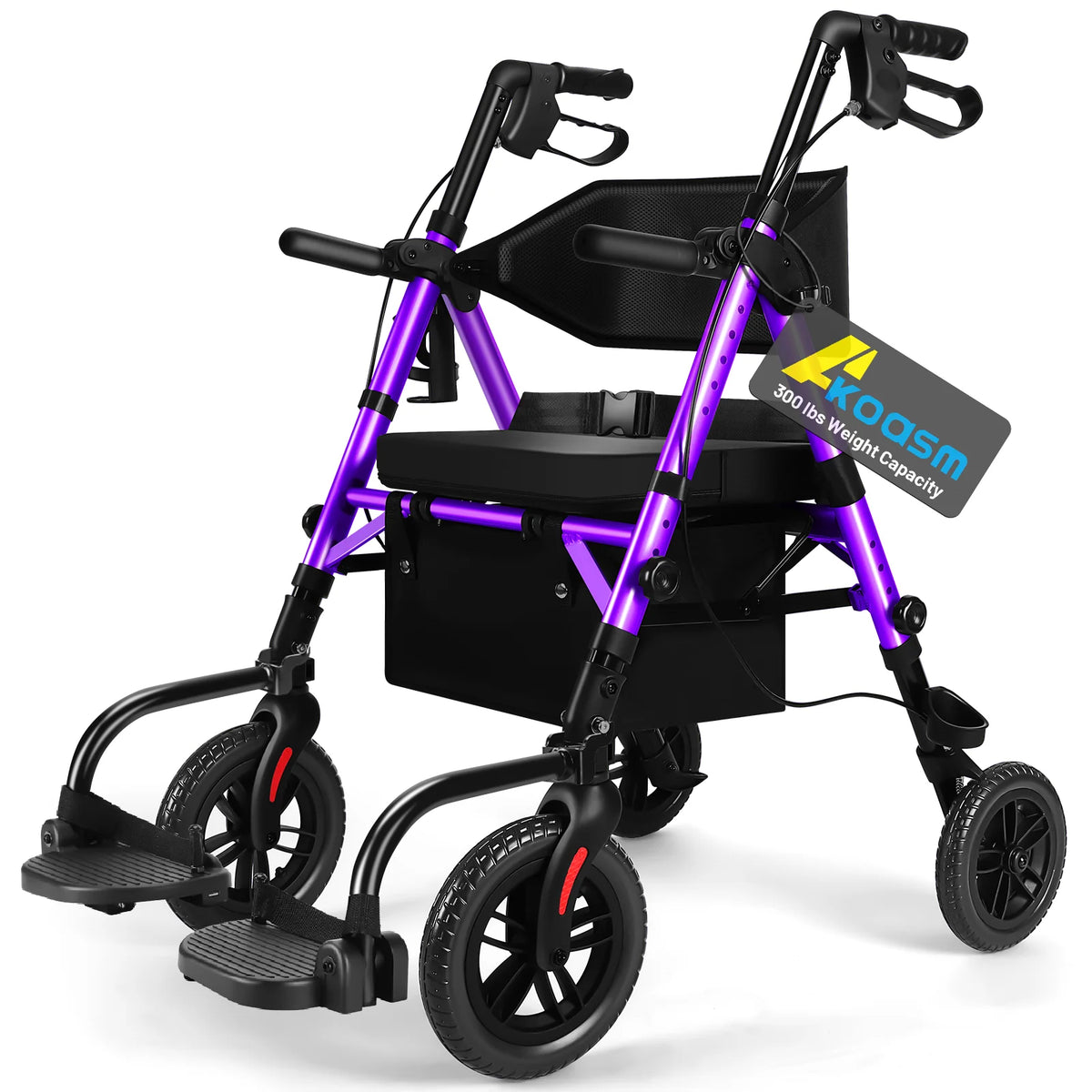 Adjustable Two In One Walker Wheelchair With Safety Brakes
