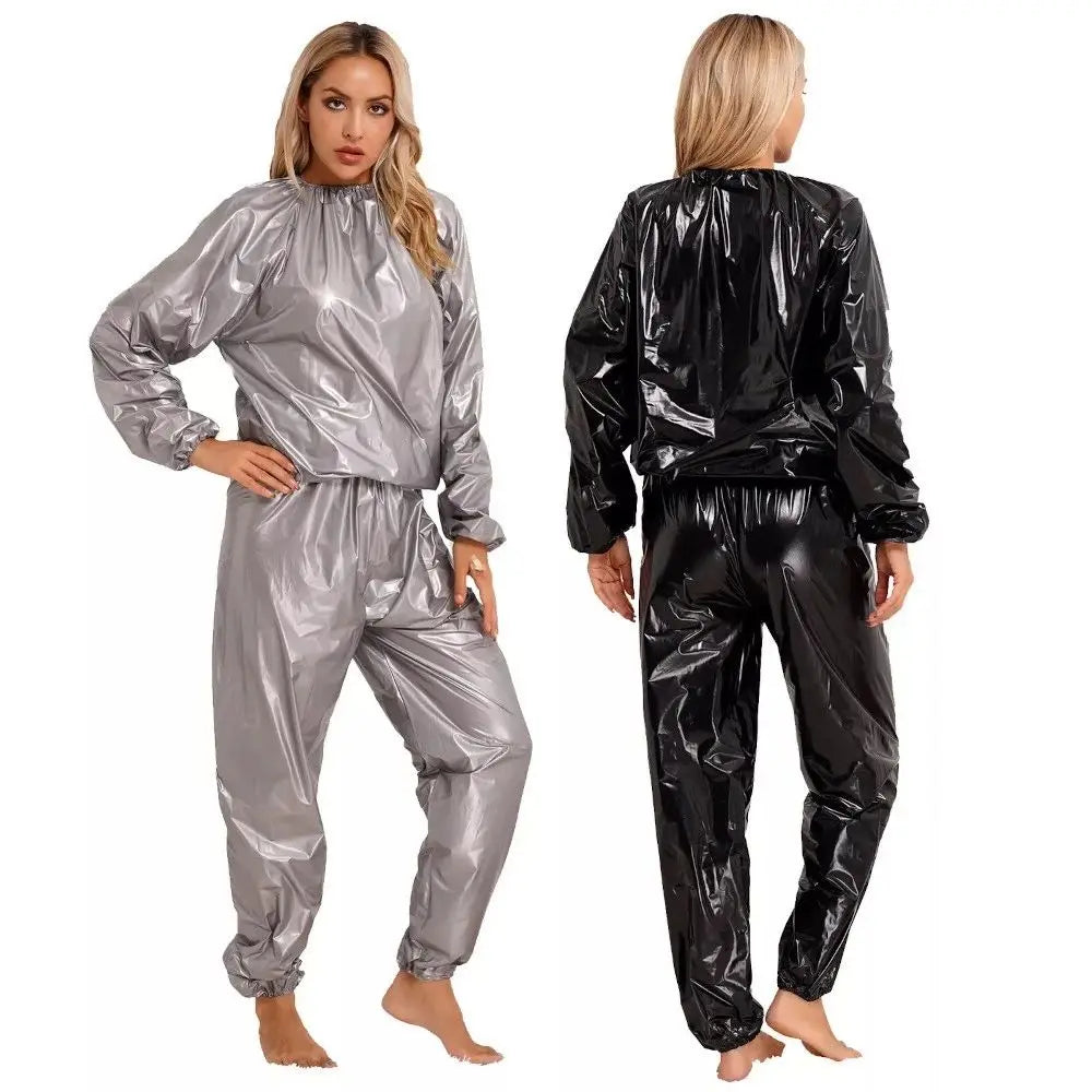 Unisex Lightweight Sauna Suit Sweat Fitness Training Wear
