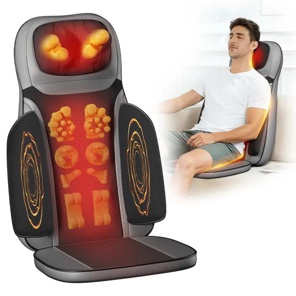 Himouta Shiatsu Neck Back Massager With Adjustable Heat Pad