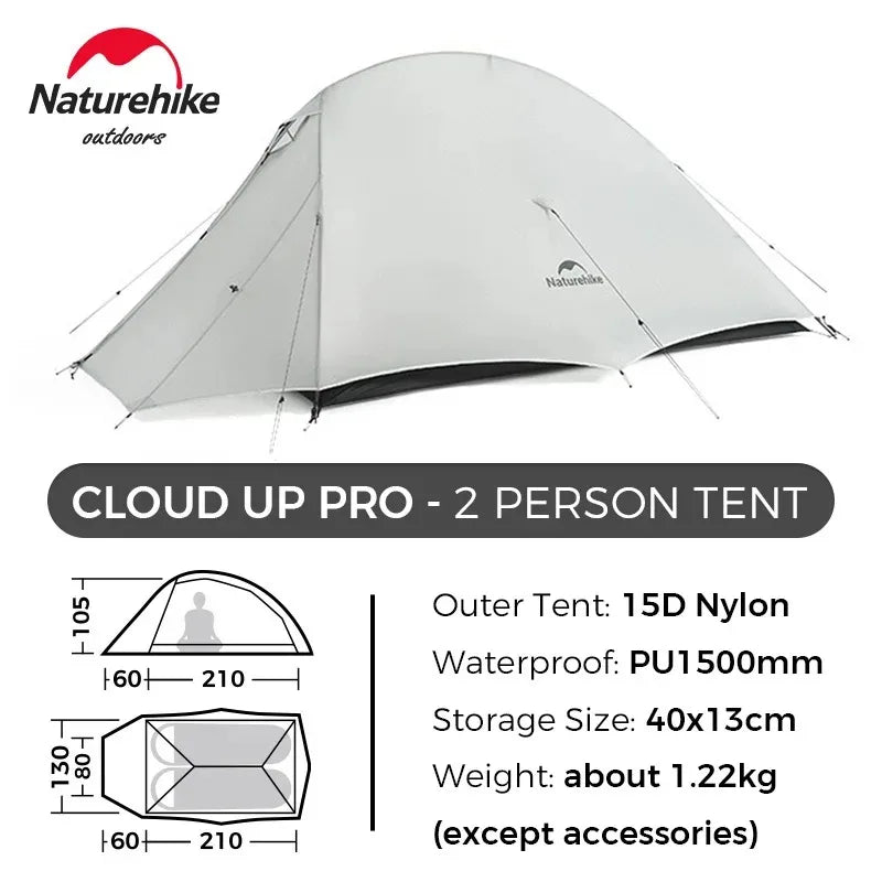 Naturehike Cloud Up Ultralight Double Layer Waterproof Backpacking Tent