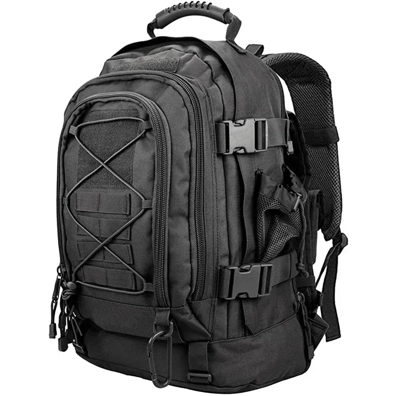 LQARMY Military Tactical Nylon Backpack Molle Hiking Rucksack