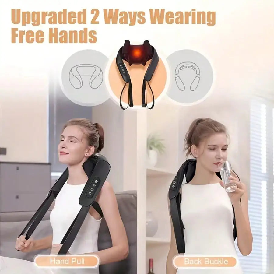 Ergonomic Usb Powered Neck Massager For Cervical Relief
