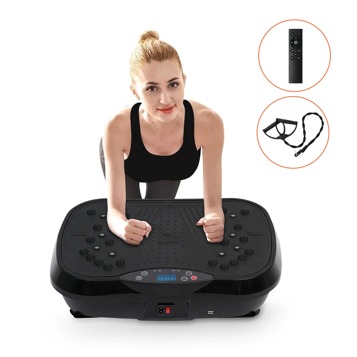 Full Body Vibration Exercise Plate Machine For Home Fitness Training