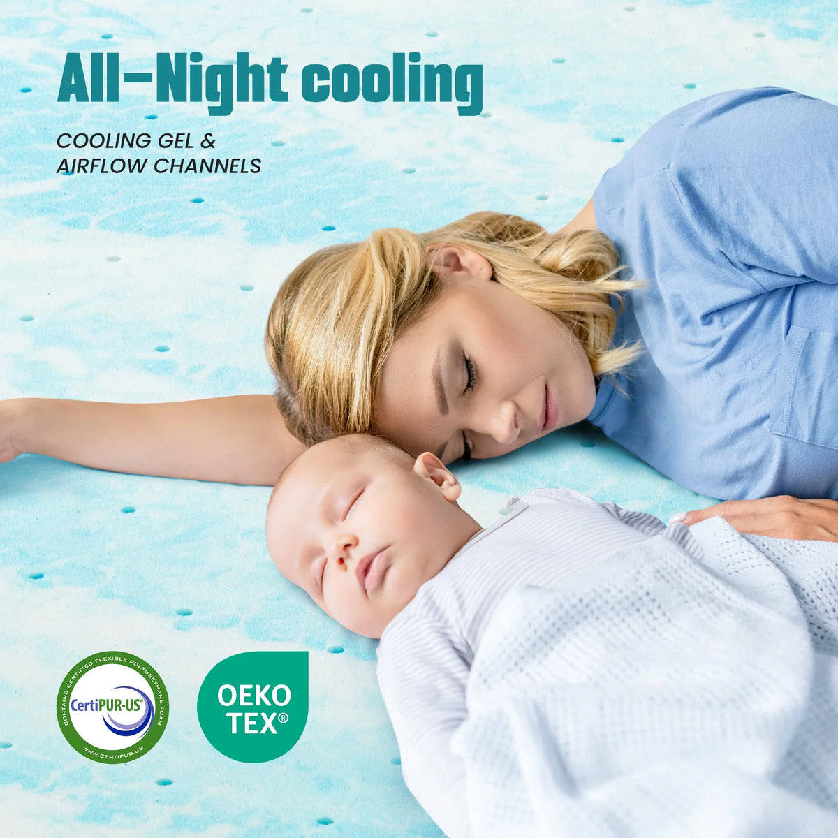 MCQ Gel Memory Foam Cooling Bed Mattress For Bedroom
