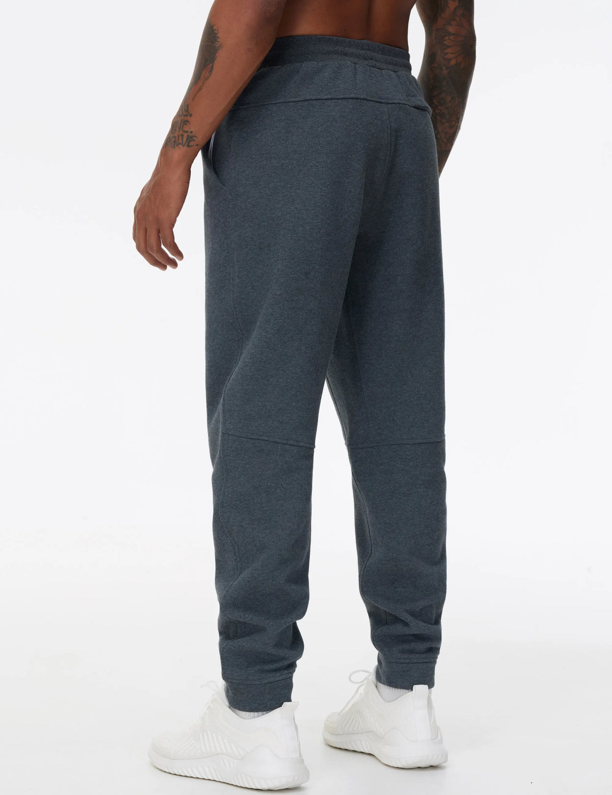 The Gym People Men's Fleece Workout Sweatpants Drawstring Joggers