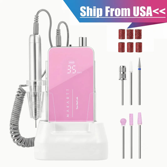 Makartt Professional Rechargeable Electric Nail Drill Machine