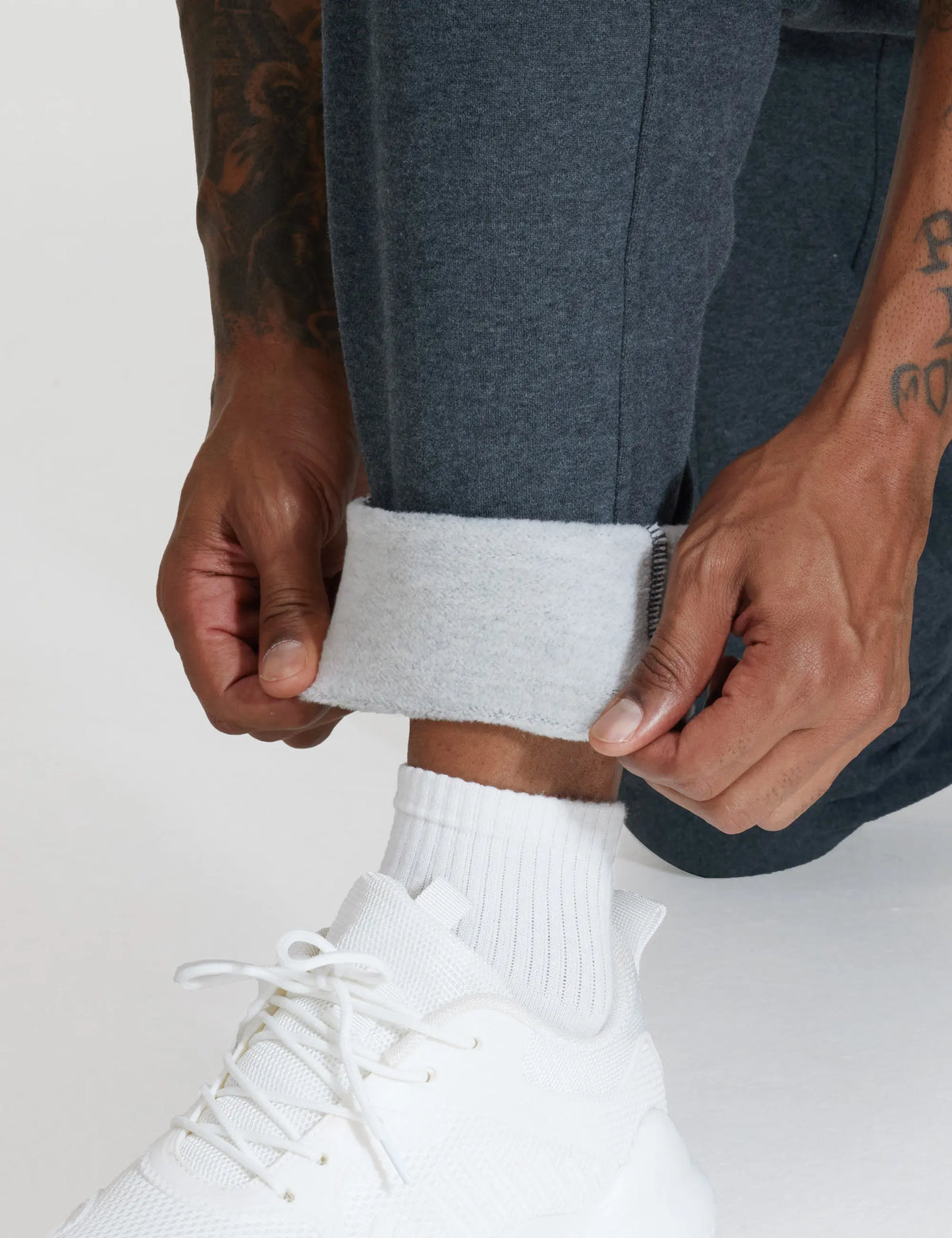 The Gym People Men's Fleece Workout Sweatpants Drawstring Joggers