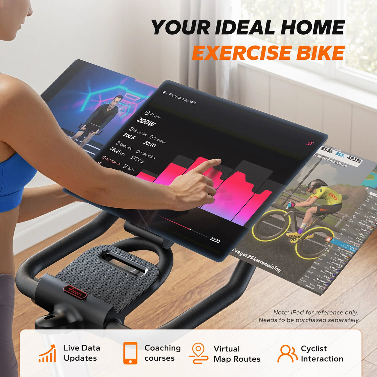 Merach Magnetic Resistance Exercise Bike For Home Indoor Cycling