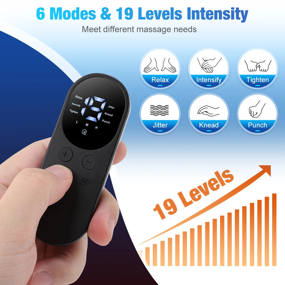 Hailicare Smart Neck Massager With Hot Compress 19 Intensity Levels