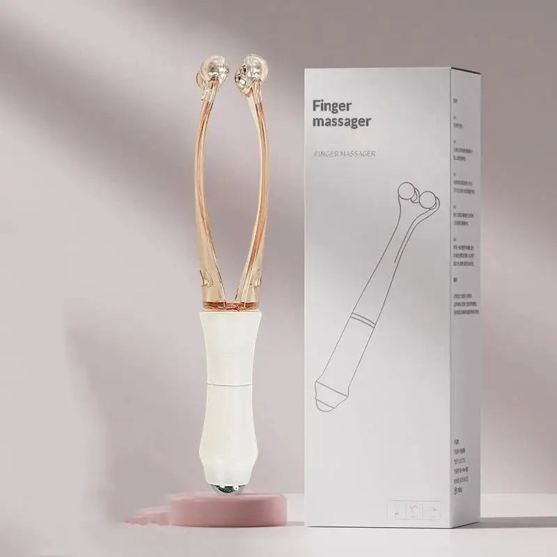 Ergonomic Manual Finger Joint Acupoint Roller Massager Tool
