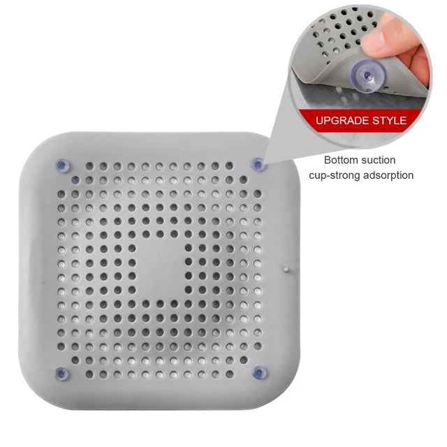 Silicone Hair Filter For Sink And Shower Drain Catcher Plug