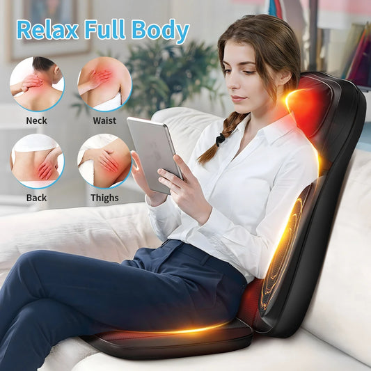 Himouta Shiatsu Neck Back Massager With Adjustable Heat Pad