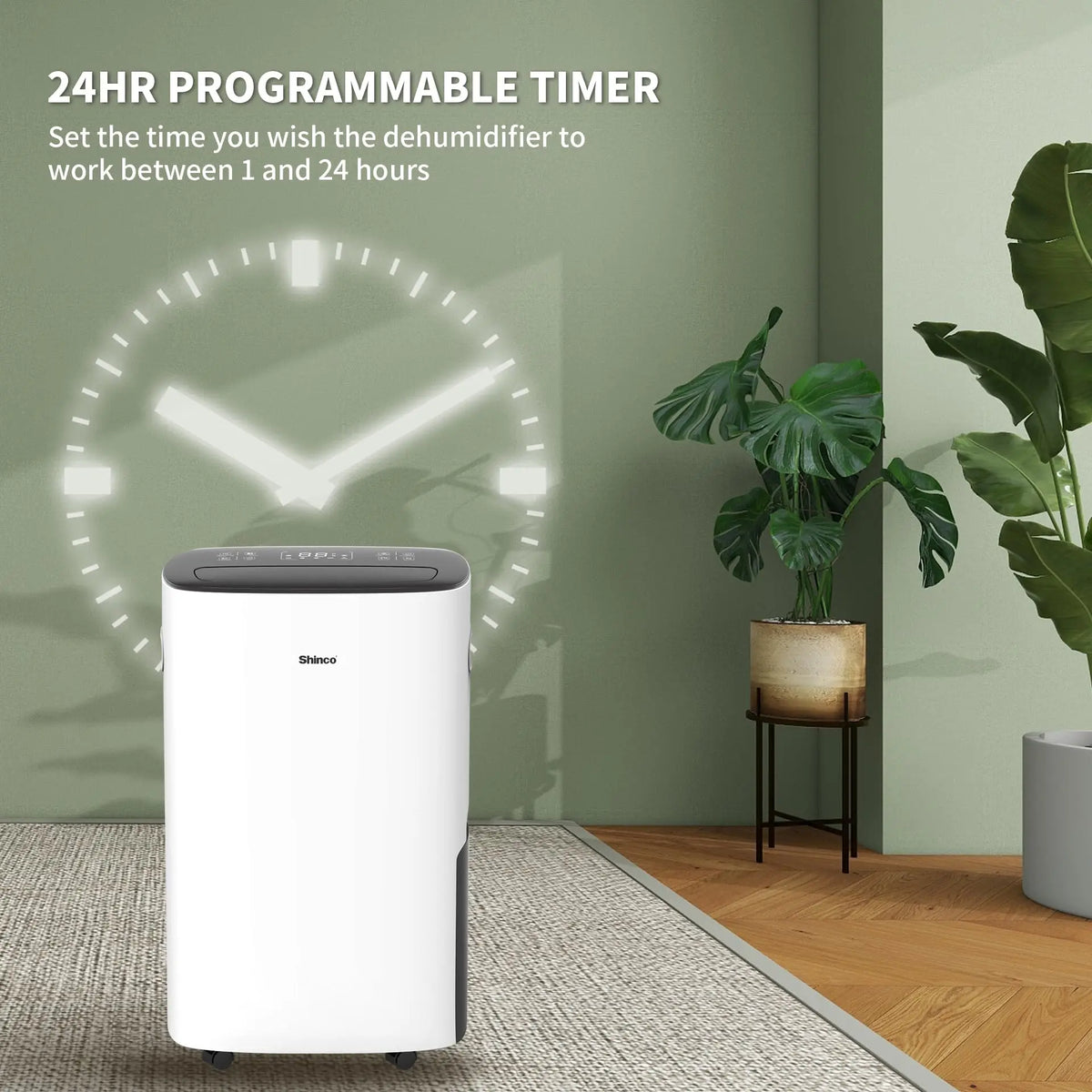 Shinco 86 Pint Dehumidifier For Home And Basement Auto Drain