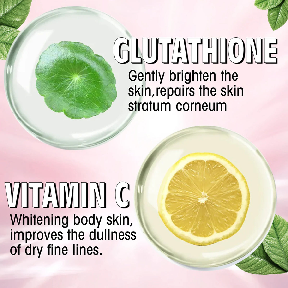 AILKE Vitamin C Glutathione Brightening Body Lotion Whitening Glowing Skin