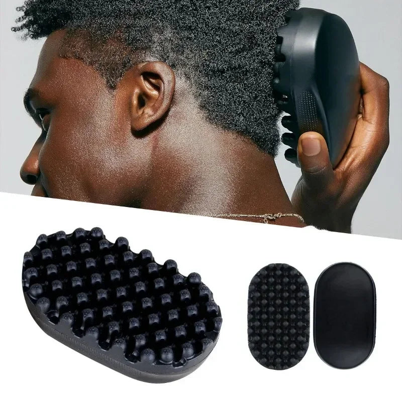 Portable Silicone Curly Hair Brush For Efficient Cleaning