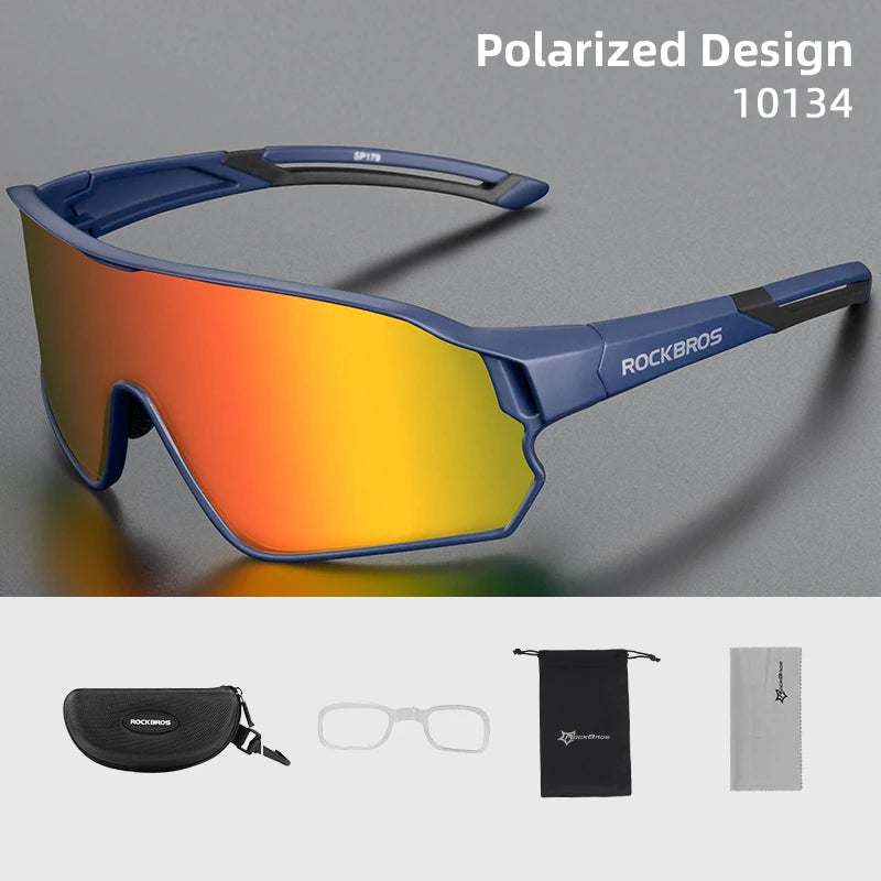 ROCKBROS Polarized UV400 Sports Sunglasses For Cycling And Outdoor Activities