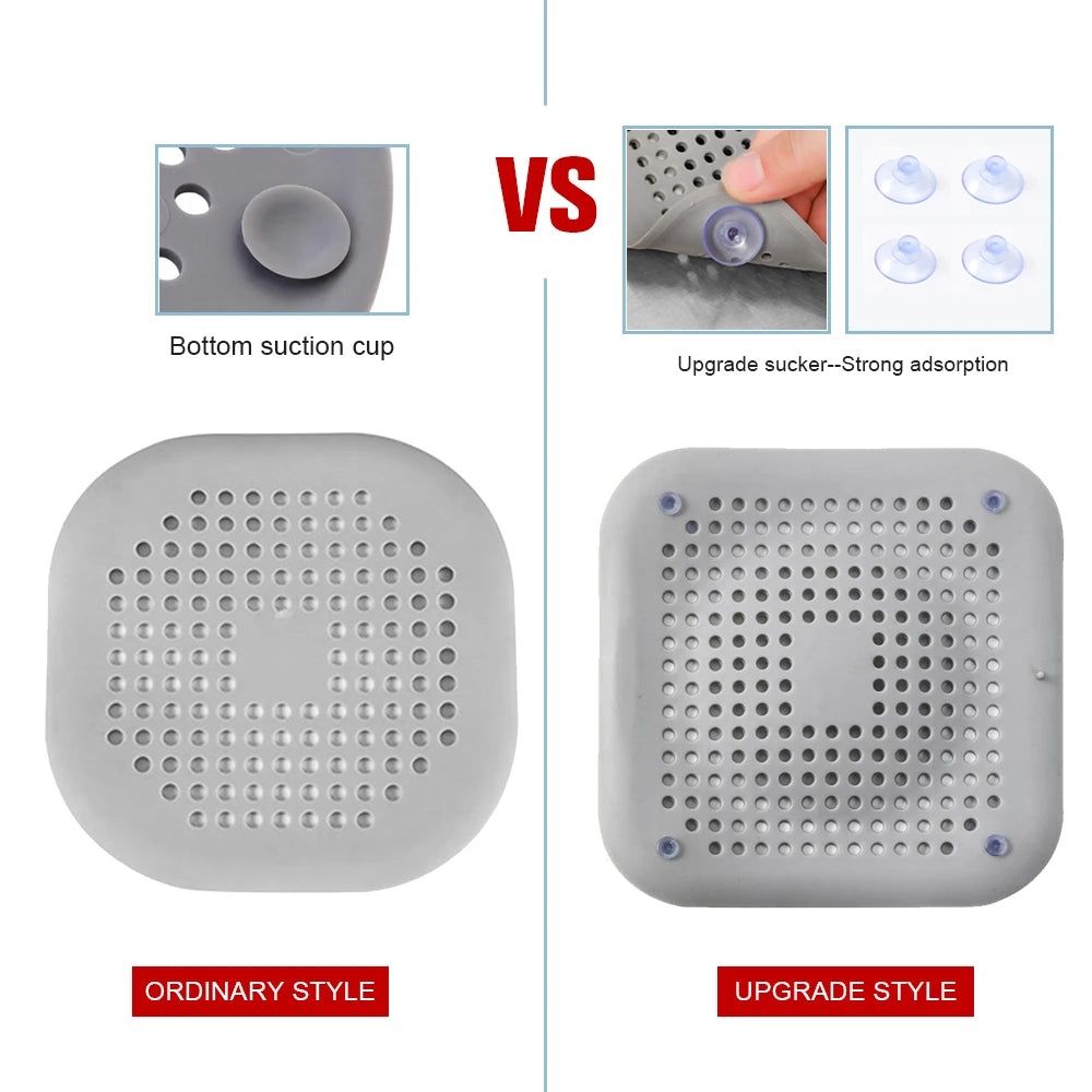 Silicone Hair Filter For Sink And Shower Drain Catcher Plug