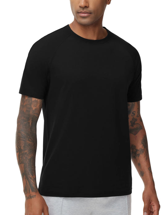 The Gym People Mens Upf 50 Plus Breathable Running Tops