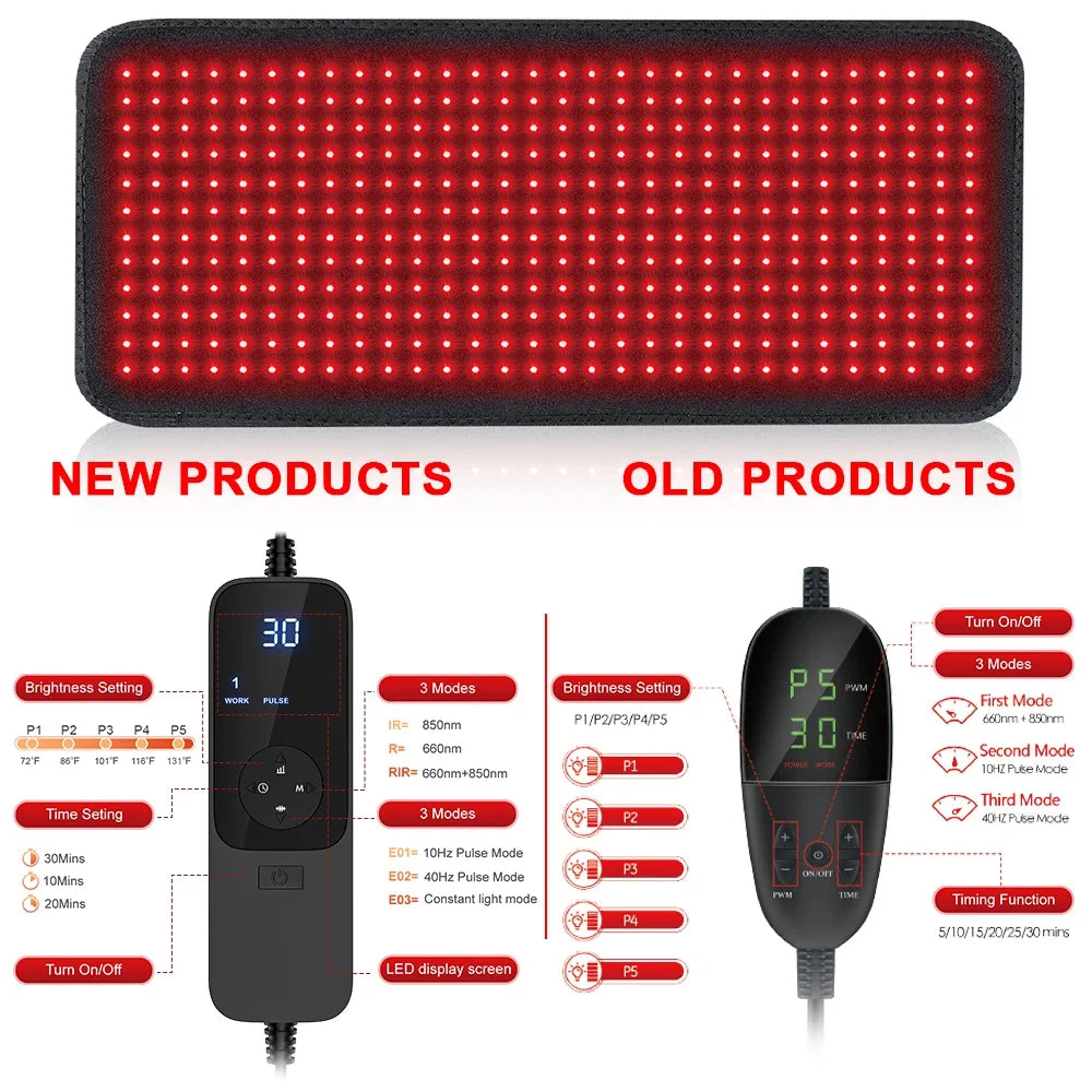 Astarexin Red Light Therapy Heating Pad For Muscle Relief