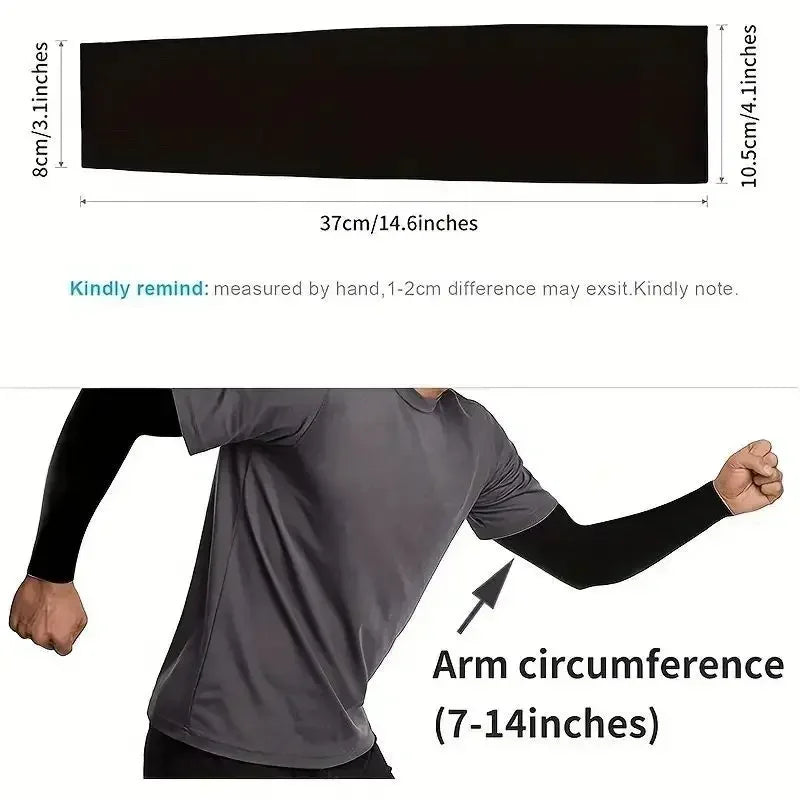 Sun Protection Cooling Arm Sleeves For Cycling And Outdoor Sports