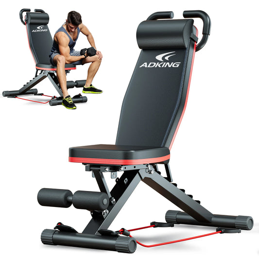 Foldable Adjustable Dumbbell Weight Bench For Strength Training