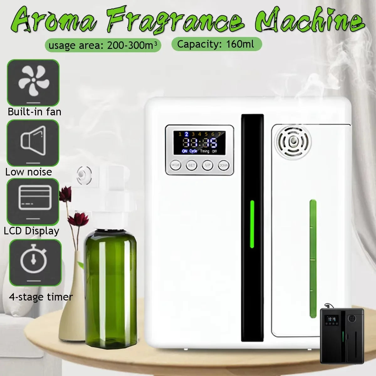 Namste Bluetooth Aroma Diffuser For Home And Office Air Freshening