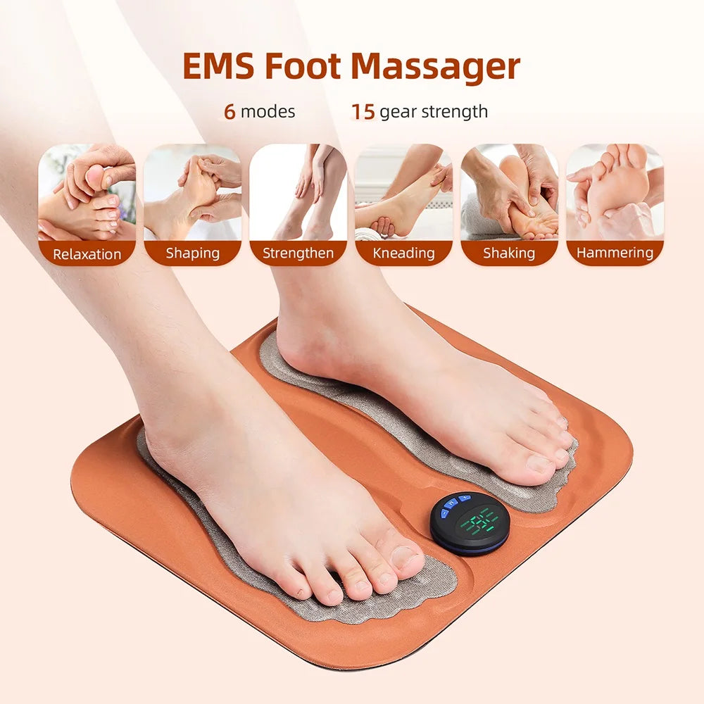 Foreverlily Electric Foot Massager Pad With Remote And Six Modes