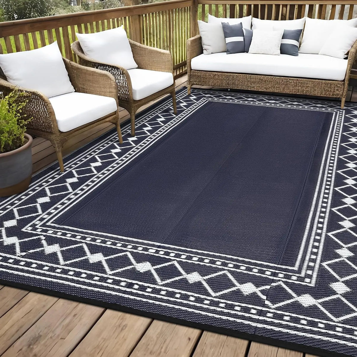 Garvee Washable Waterproof Polyester Rug With Flocking Design For Home