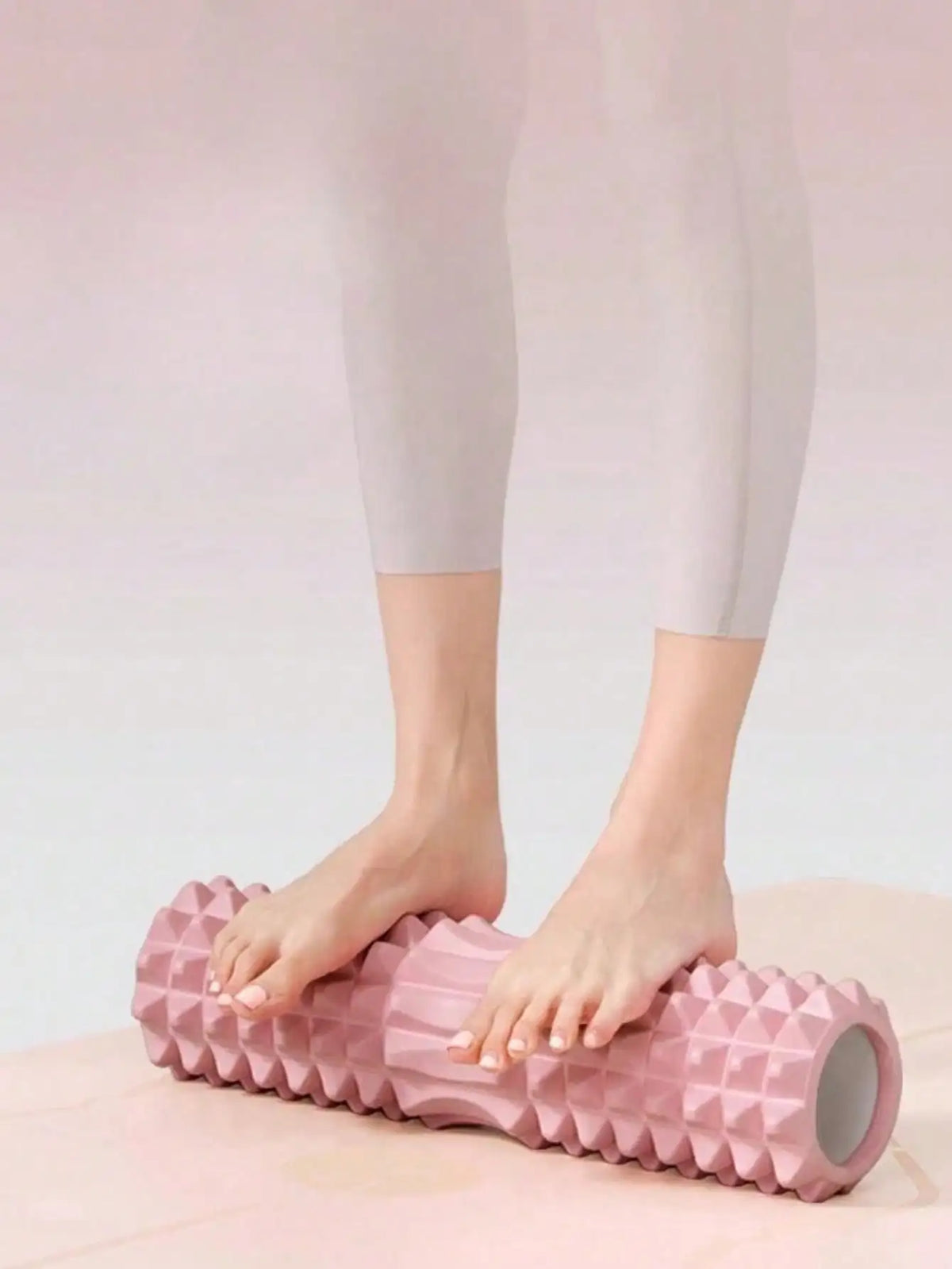 Textured Foam Yoga Roller For Muscle Relaxation And Fitness