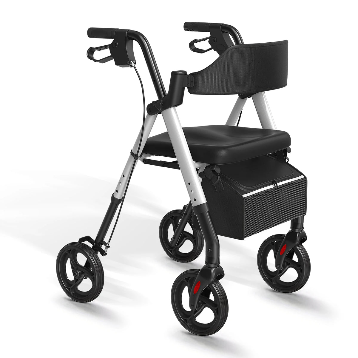 MaiDeSiTe Foldable Steel Rollator Walker For Seniors