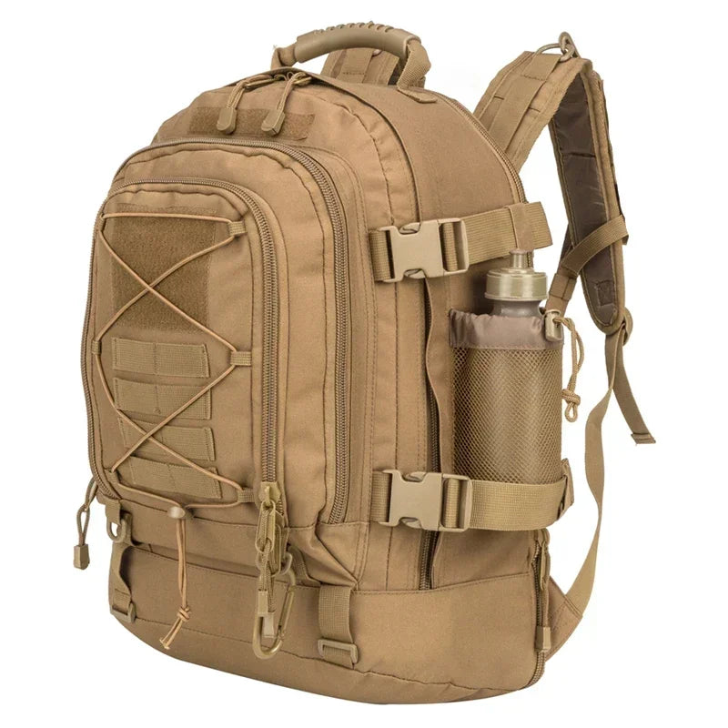 LQARMY Military Tactical Nylon Backpack Molle Hiking Rucksack