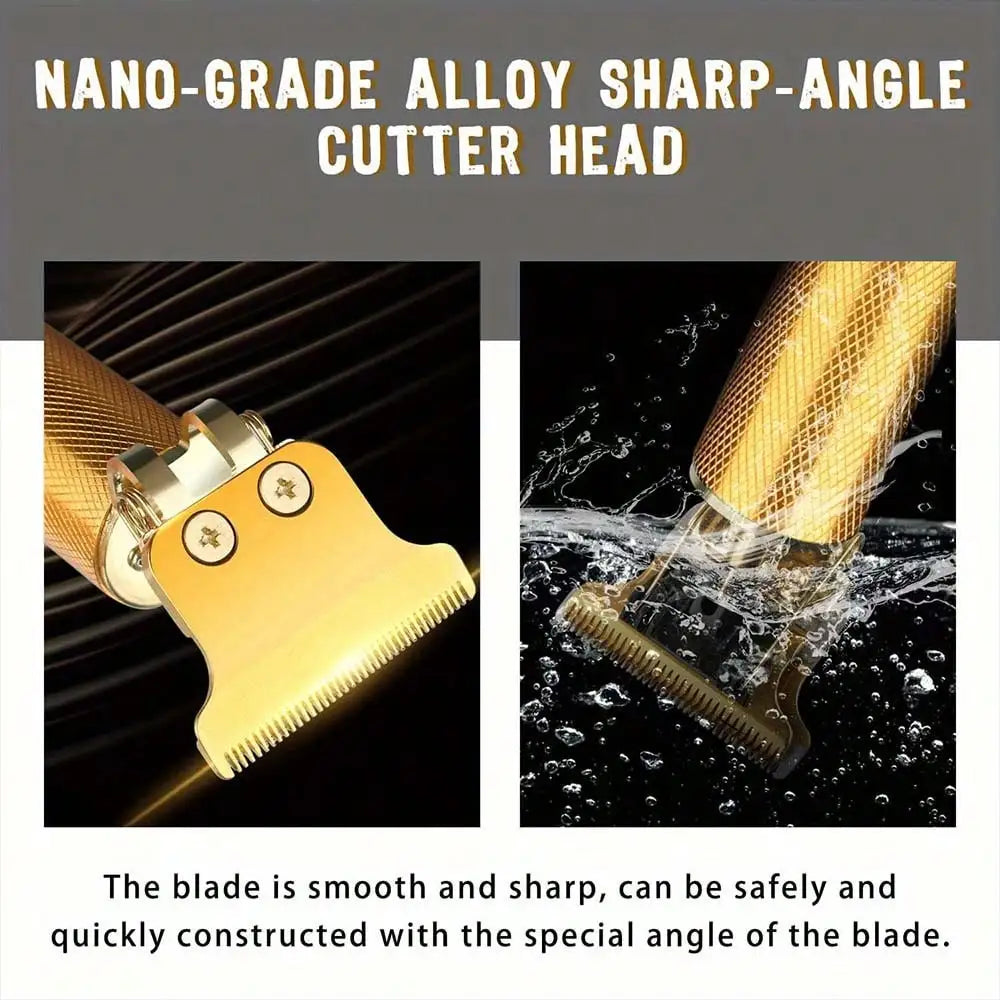 Rechargeable Electric Hair Clipper With Adjustable Telescopic Guard