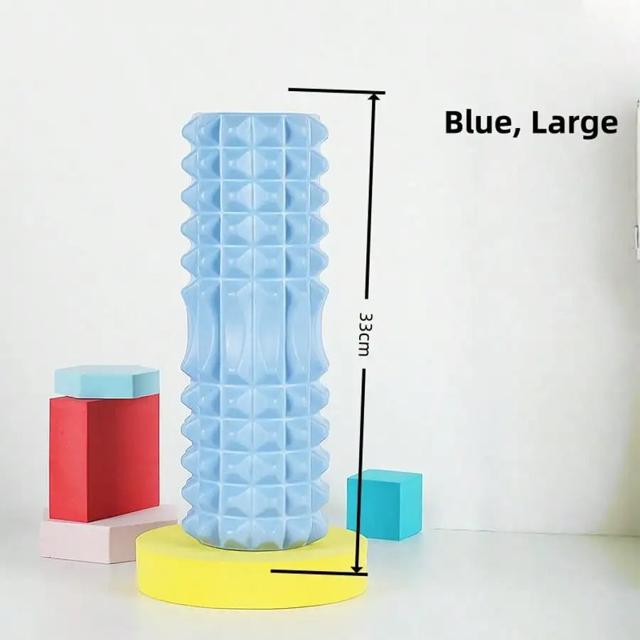 Textured Foam Yoga Roller For Muscle Relaxation And Fitness