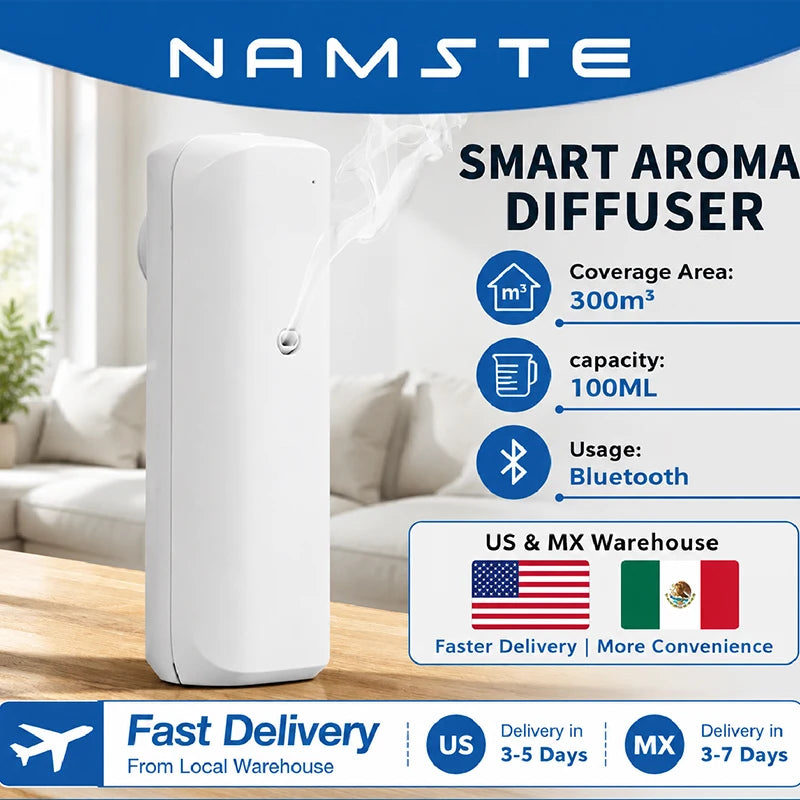 Namste Bluetooth Socket Aroma Diffuser For Home Air Freshener