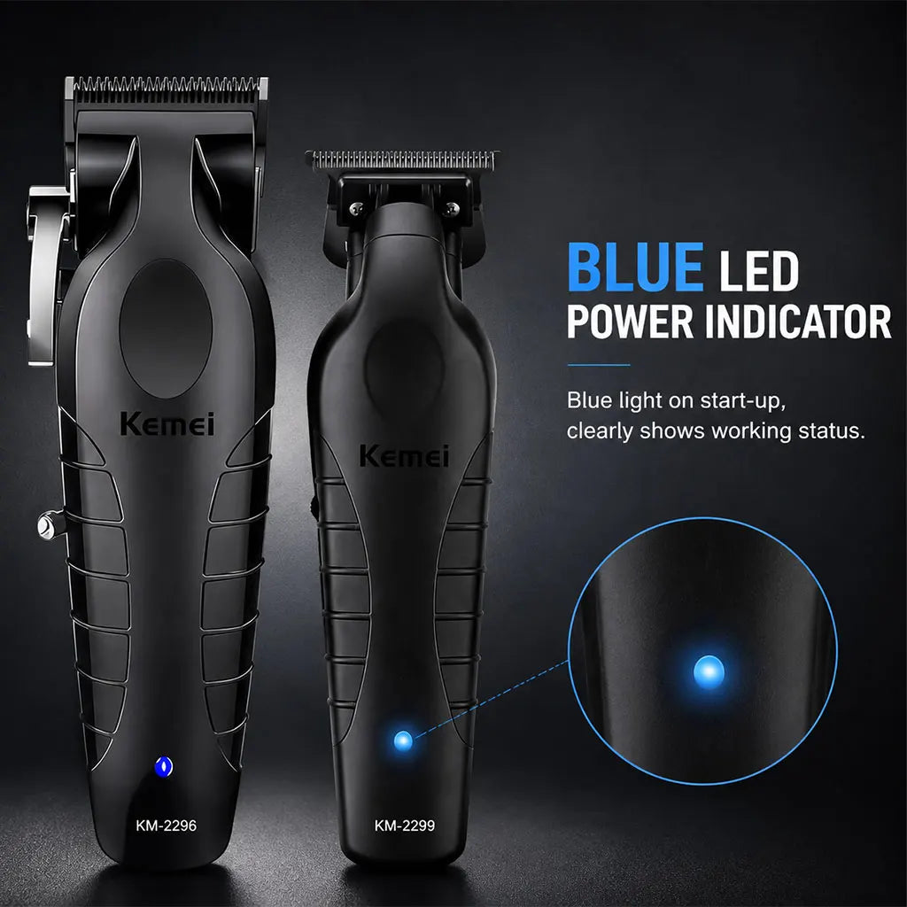 Kemei Rechargeable Electric Hair Clipper Trimmer Shaver Kit