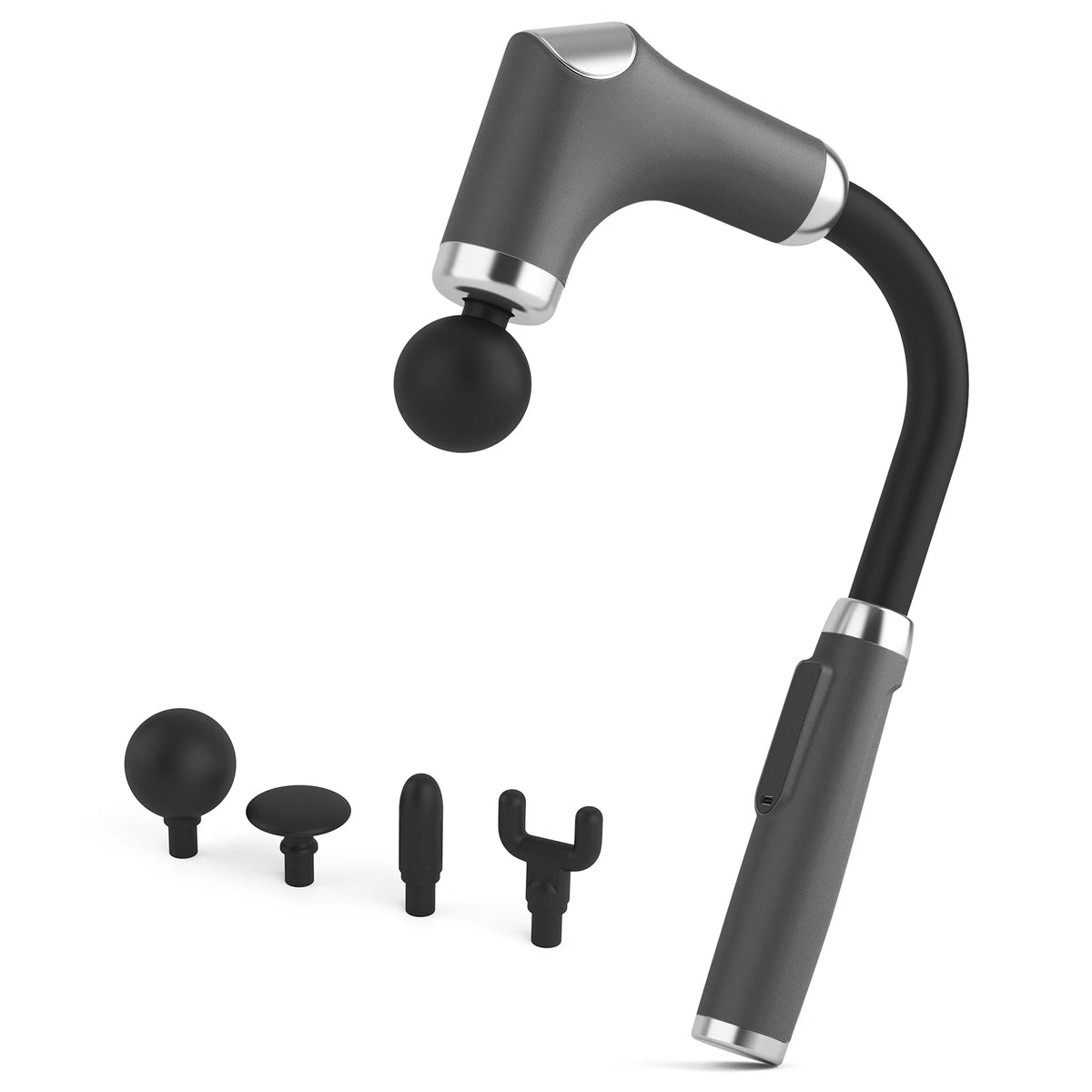 Long Handle Massage Gun With Led Display And Six Speed Levels