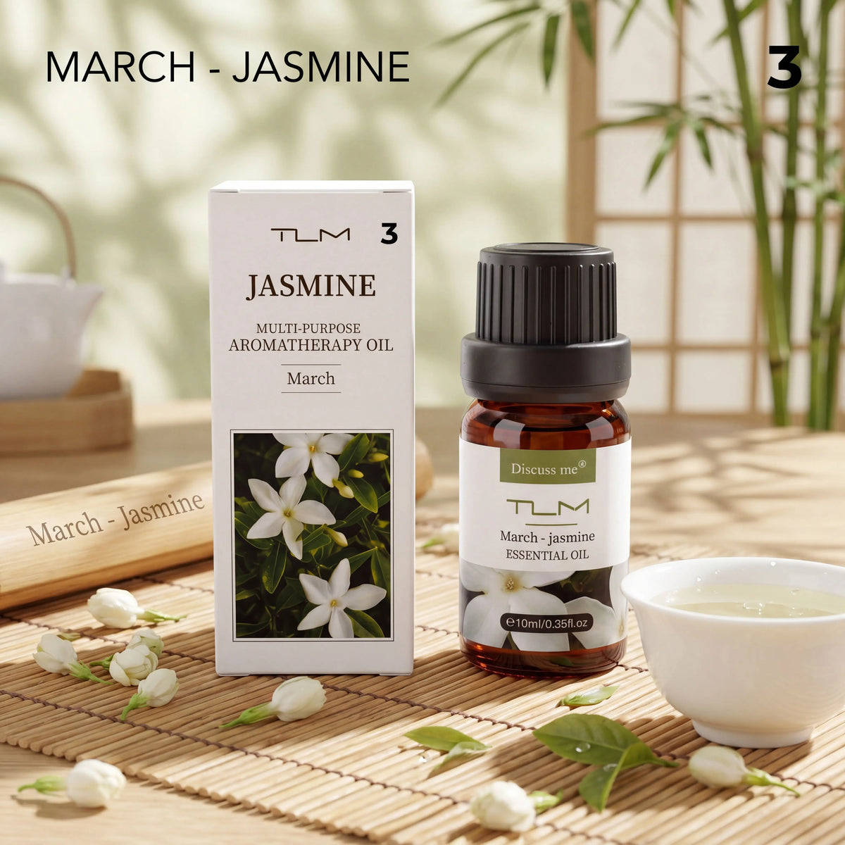 Lavender Lemon Rose Essential Oil Blend Set For Diffusers