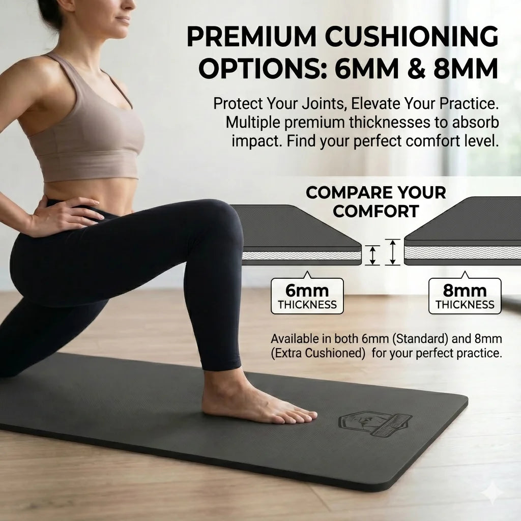 Hapbear Premium Dual Sided Non Slip TPE Fitness Mat