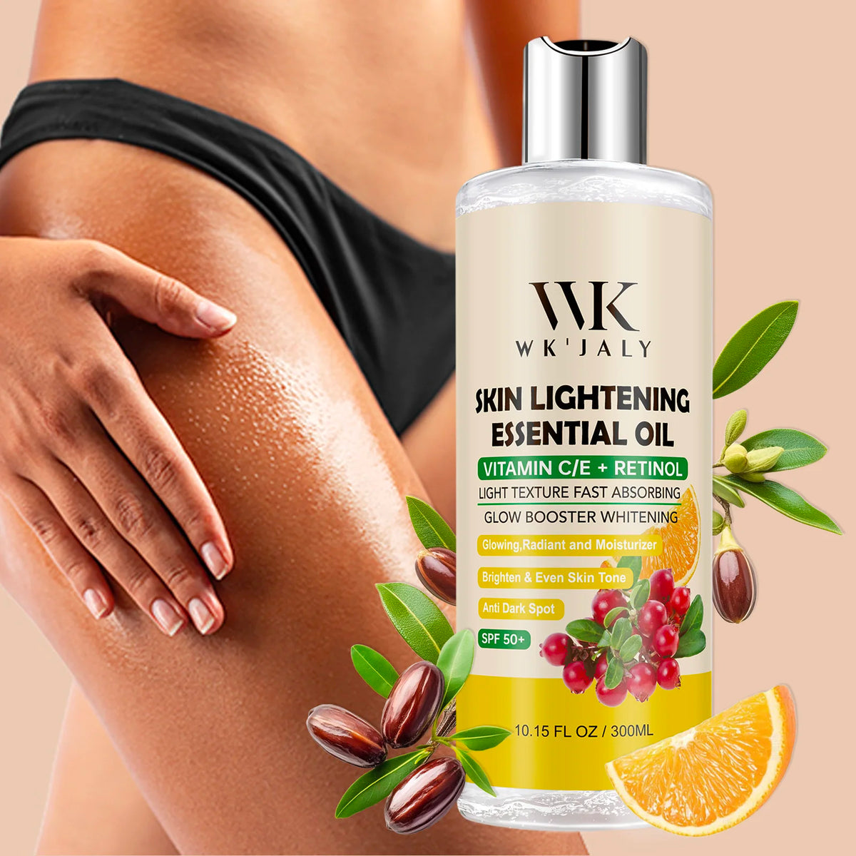 WK JALY Lightening Body Oil For Deep Moisturizing Skin Care