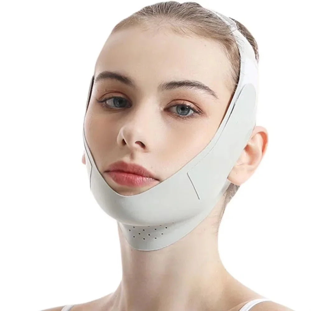V-Shape Facial Slimming Band Targeting Double Chin Reduction And Lifting