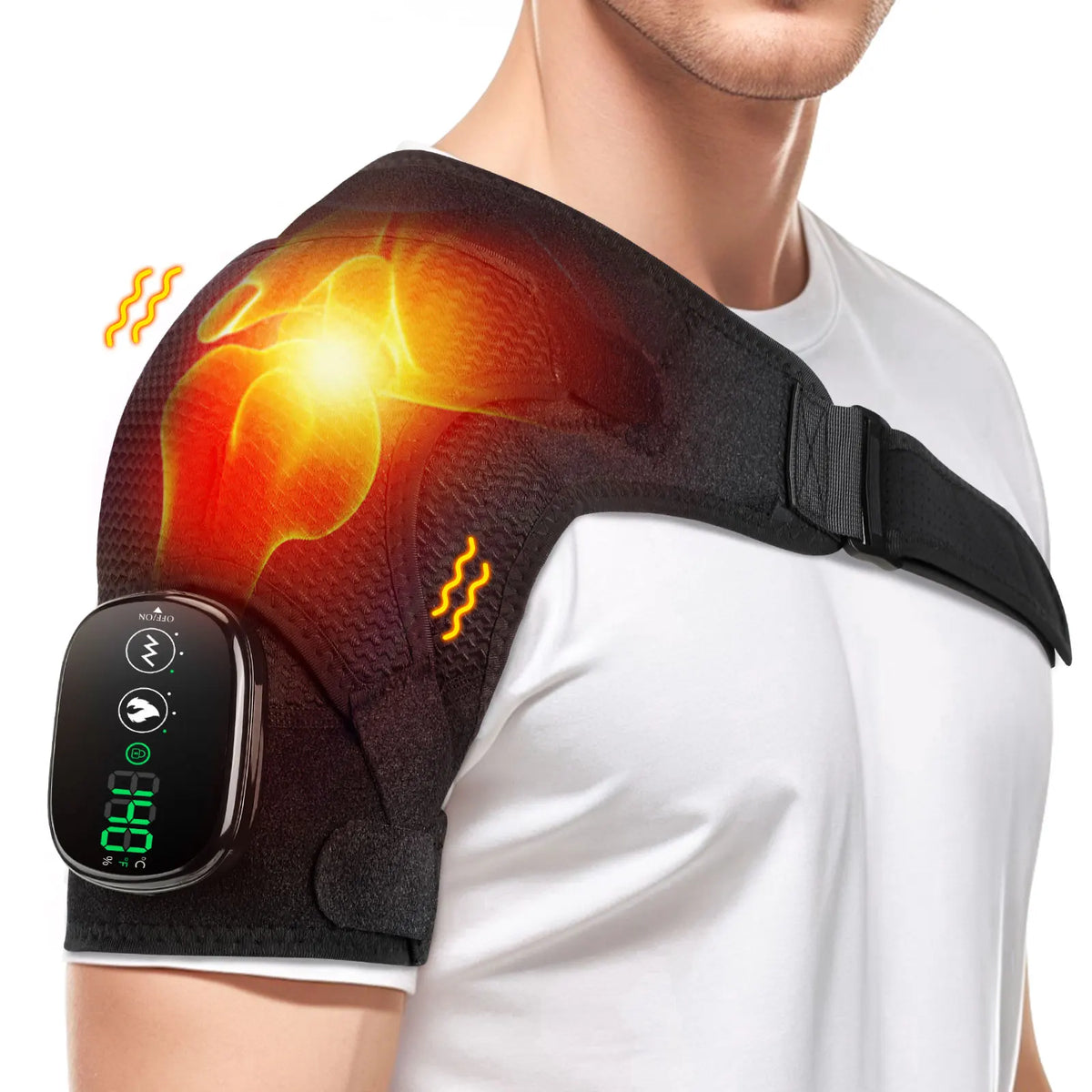 Hailicare Heated Electric Shoulder Massage Machine For Back