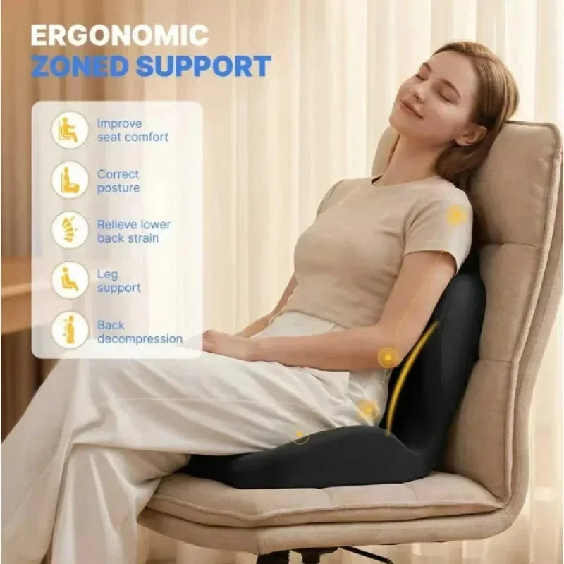 Ergonomic Memory Foam Coccyx Cushion For Sciatica Relief Posture Correction