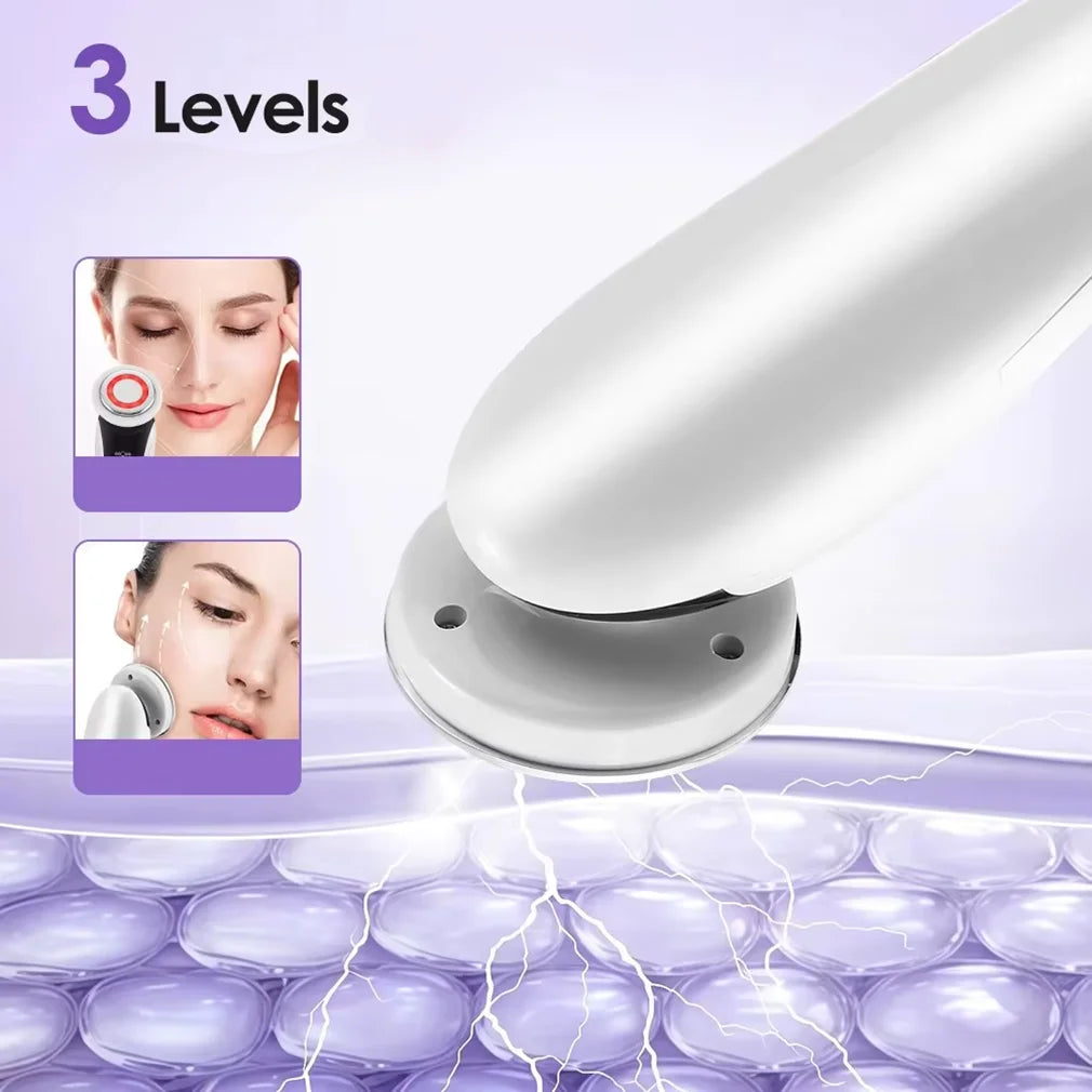 Meetcare Wireless Face Massager 7 Modes 3 Intensities Tightening Device