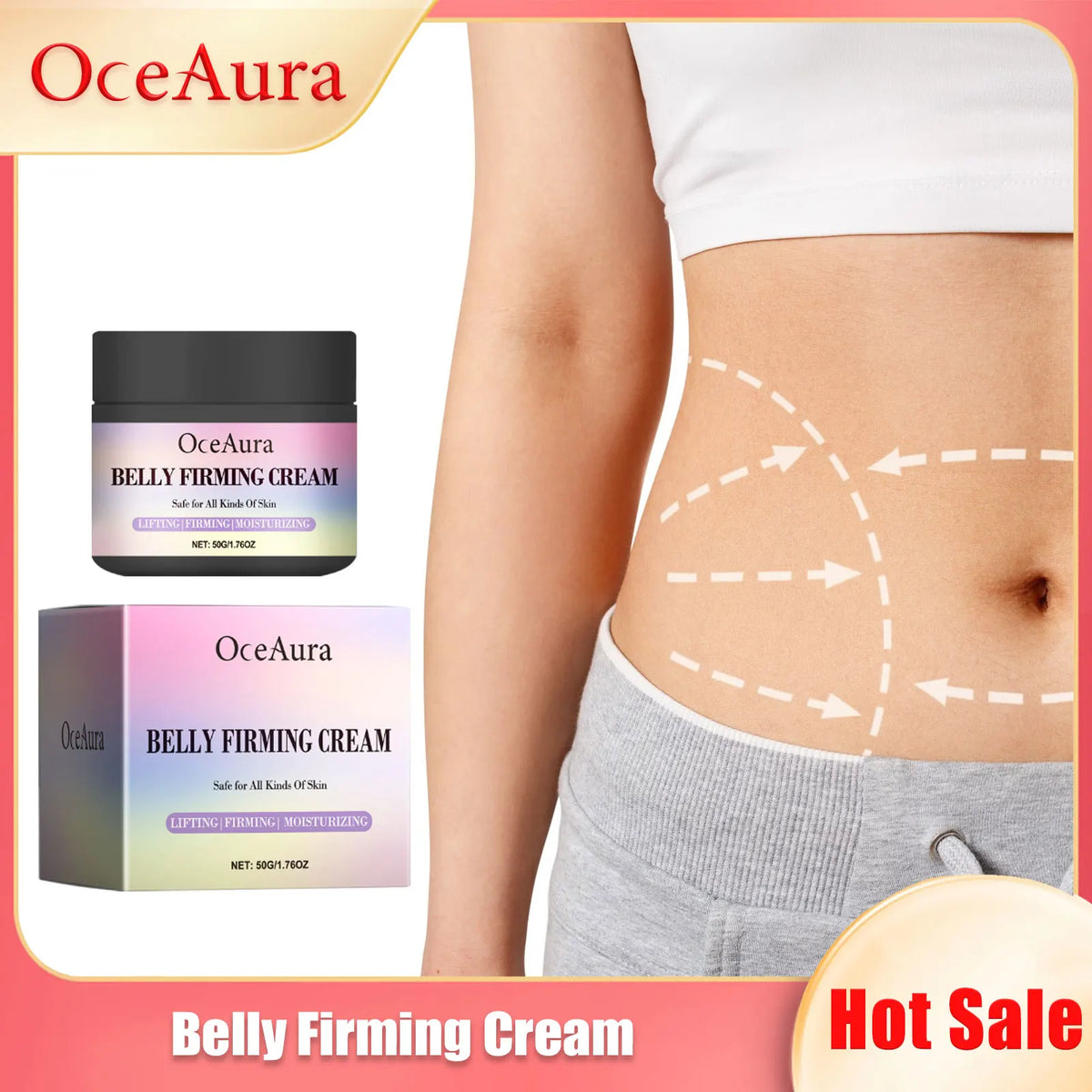 Professional Belly Firming Cream For Body Sculpting And Tightening