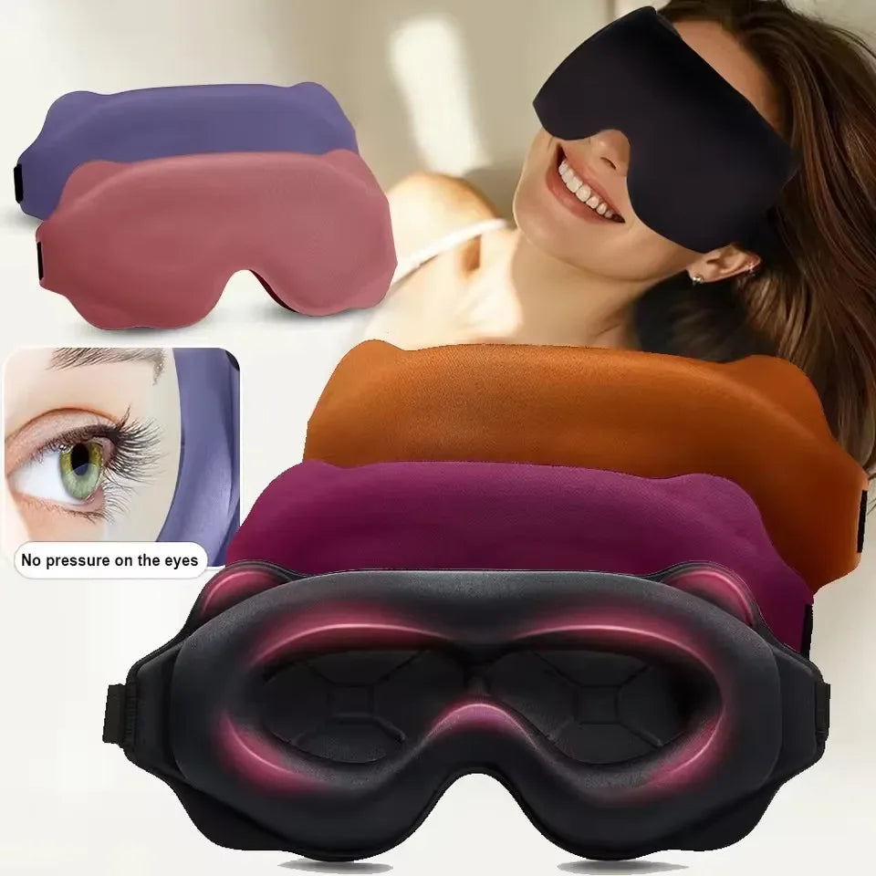 Professional 3D Contoured Sleep Eye Mask For Restful Nights