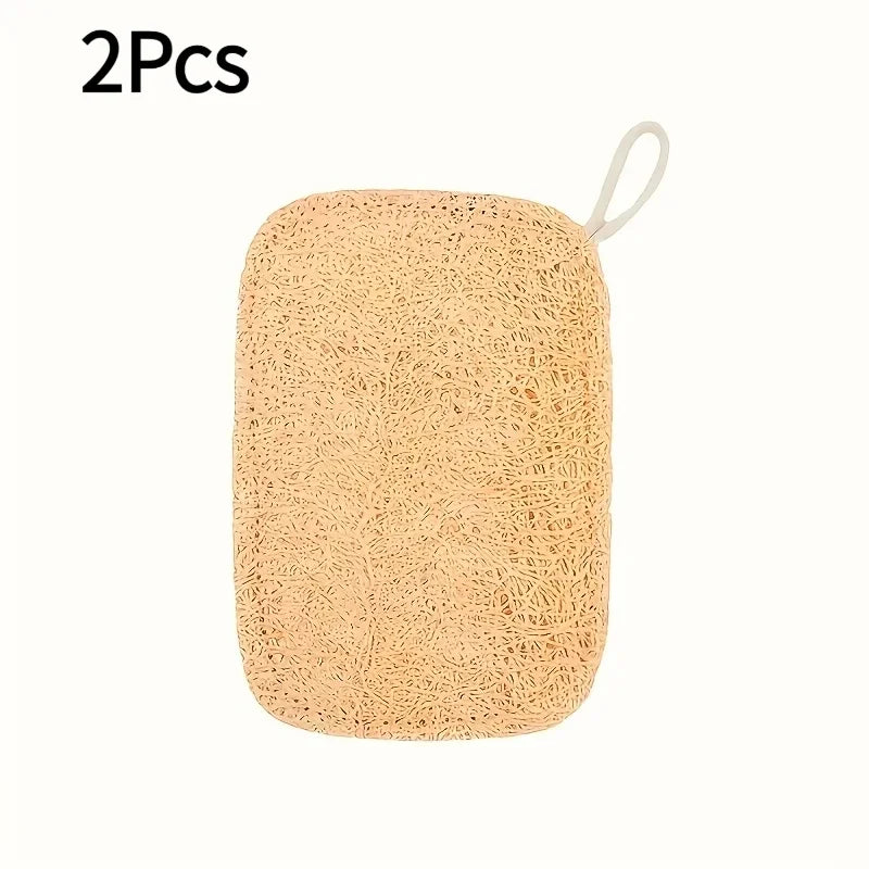 Natural Loofah Sponge Cleaning Pads For Daily Kitchen Home Use