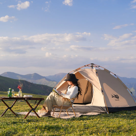 Pakicetus Automatic Pop Up Waterproof Camping Shelter For Family