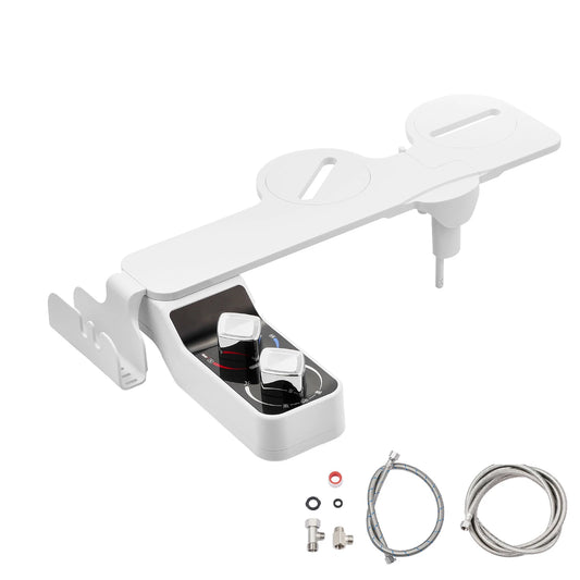 Vevor Adjustable Bidet Attachment For Toilet With Dual Nozzles
