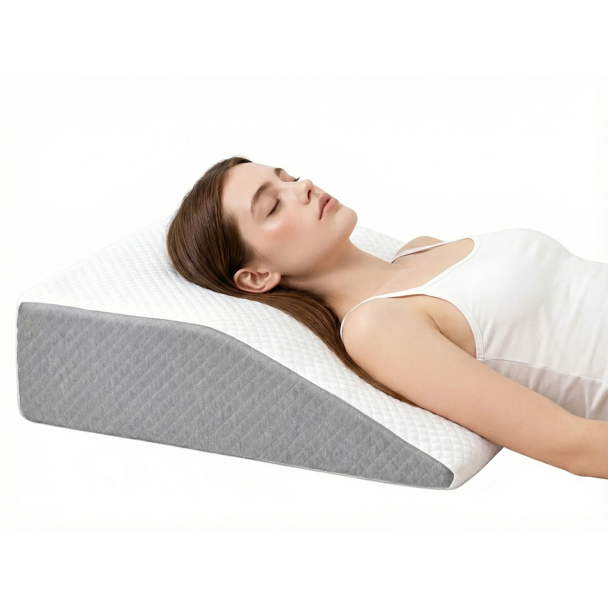 MCQ Orthopedic Cooling Wedge Pillow For Neck Pain Relief Night