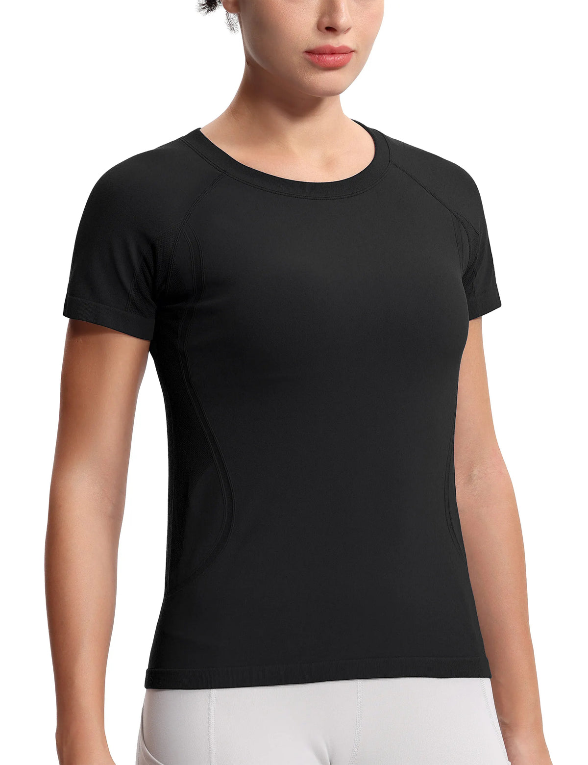 The Gym People Womens Breathable Seamless Running T Shirt